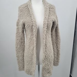 Hollister Super Soft Beige Open Front Cardigan, Size XS